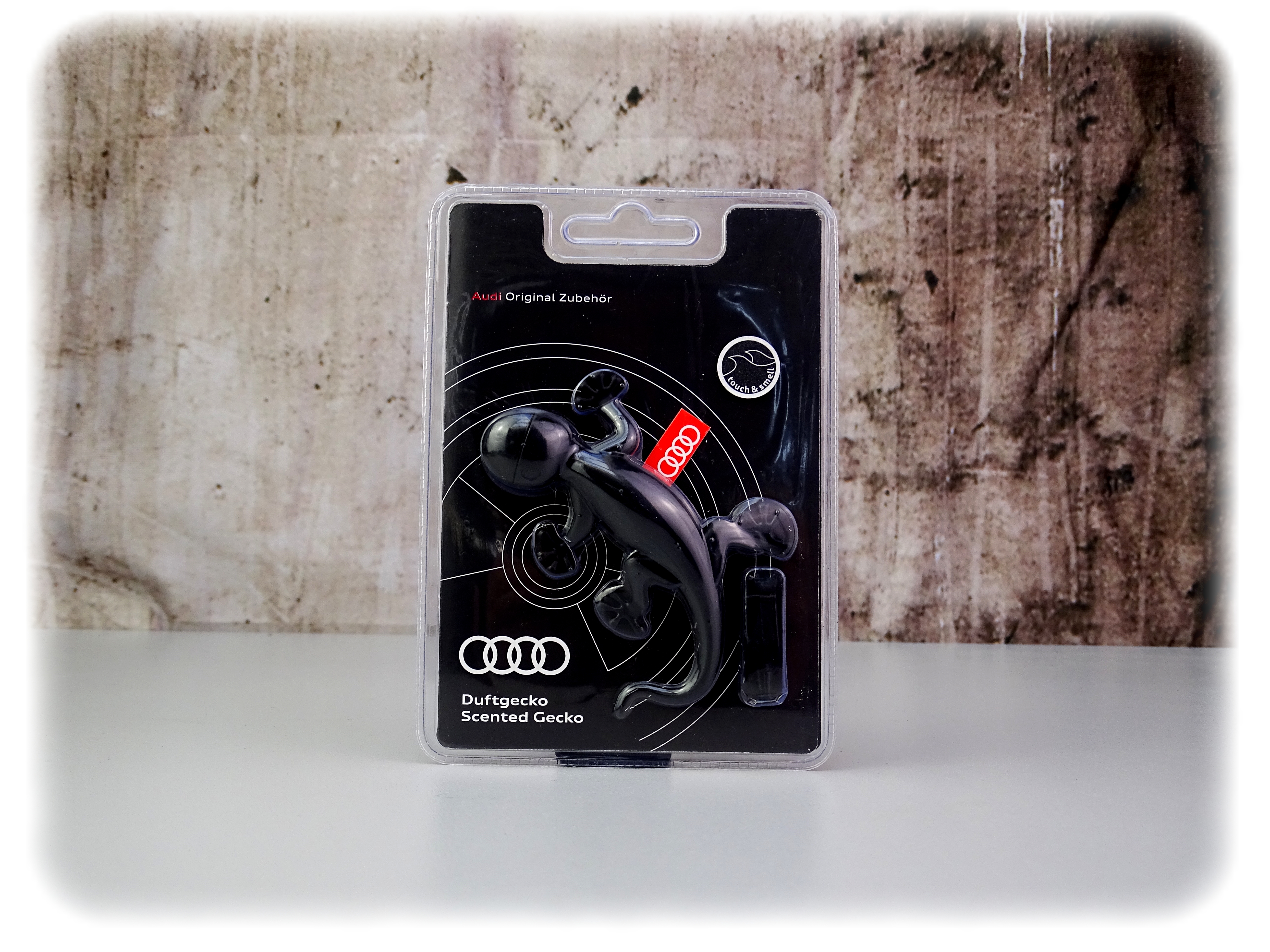 SteinGruppe - Original Audi Duftgecko in schwarz - Innenausstattung- 000087009D